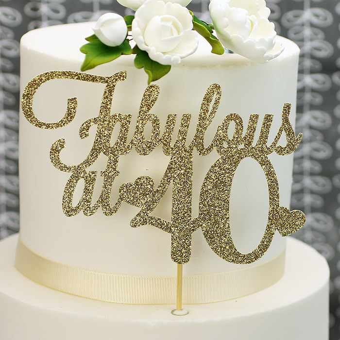 Best ideas about 40th Birthday Cake Toppers
. Save or Pin 40th Birthday Cake Toppers And Decorations Now.