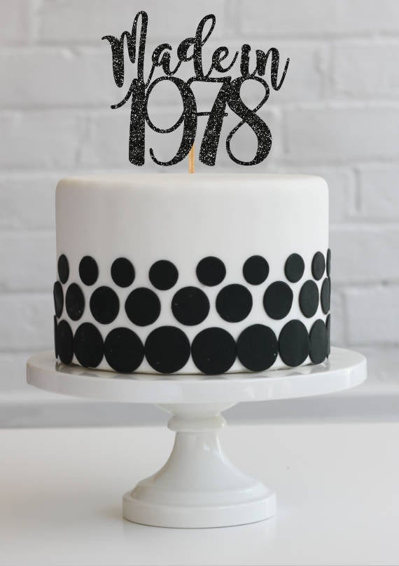 Best ideas about 40th Birthday Cake Toppers
. Save or Pin 40th birthday cake topper 40th birthday decorations 40th Now.