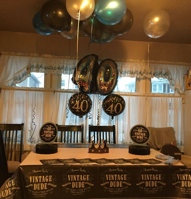 Best ideas about 40th Birthday Decor
. Save or Pin 40th birthday decorations for him Now.