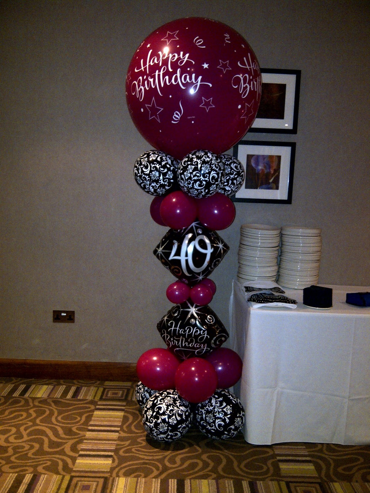 Best ideas about 40th Birthday Decoration Ideas
. Save or Pin Wel e to Party Buds Balloon World Professional Now.