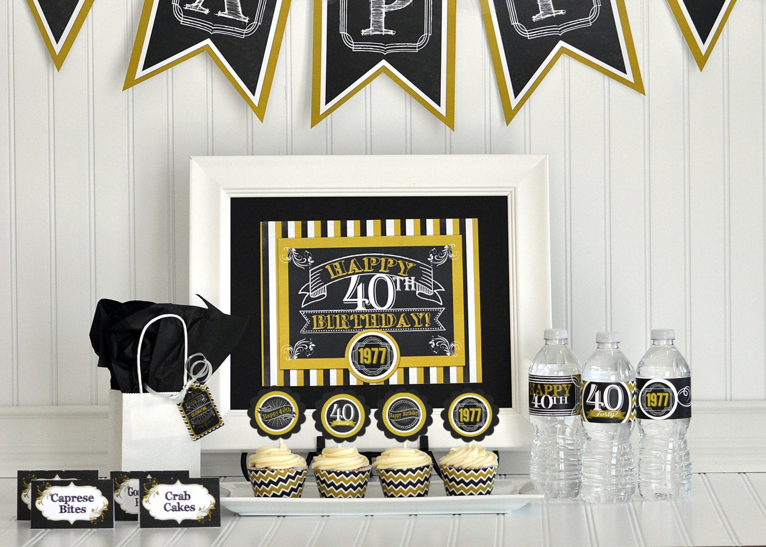 Best ideas about 40th Birthday Decorations
. Save or Pin 40th Birthday Party Package 40th Birthday Decorations 40th Now.