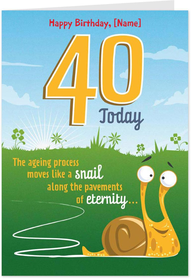 Best ideas about 40th Birthday Funny
. Save or Pin Printable 40th Birthday Cards Funny Printable Pages Now.