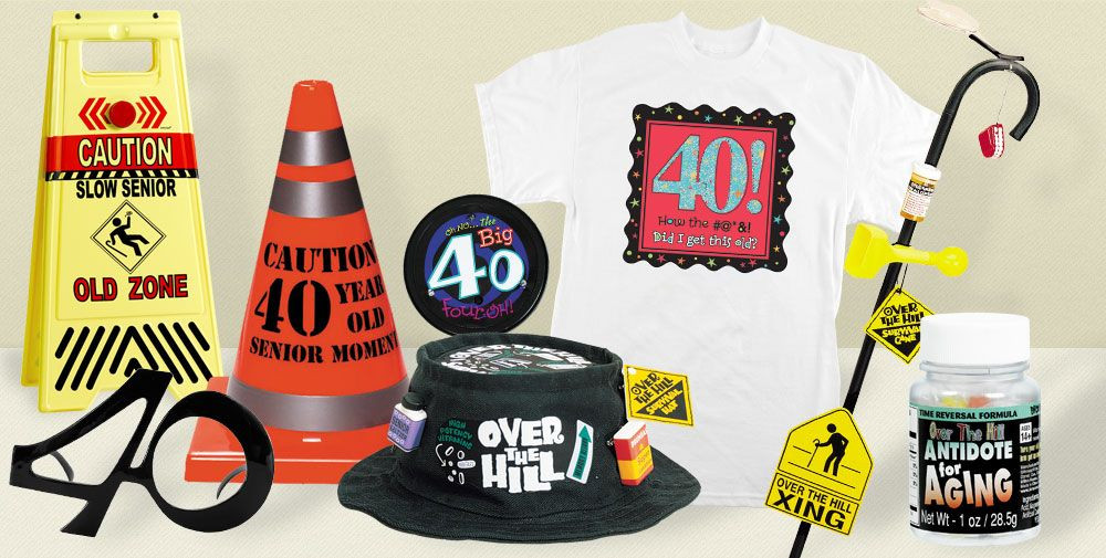 Best ideas about 40th Birthday Gag Gift Ideas
. Save or Pin 40th Birthday Gag Gifts Party City Now.
