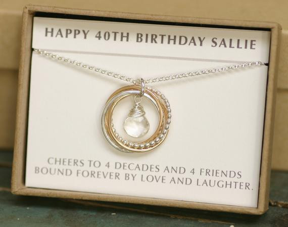 Best ideas about 40Th Birthday Gift Ideas For Her
. Save or Pin 40th birthday t for her April birthstone necklace 4 best Now.