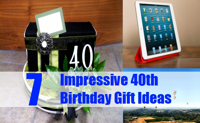 Best ideas about 40Th Birthday Gift Ideas For Her
. Save or Pin Top Impressive 40th Birthday Gift Ideas Gift Ideas For Now.