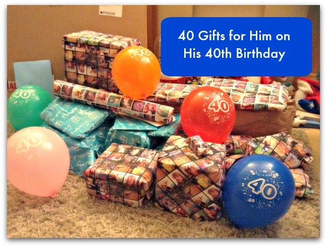 Best ideas about 40Th Birthday Gift Ideas For Him
. Save or Pin 40 Gifts for Him on his 40th Birthday Stressy Mummy Now.