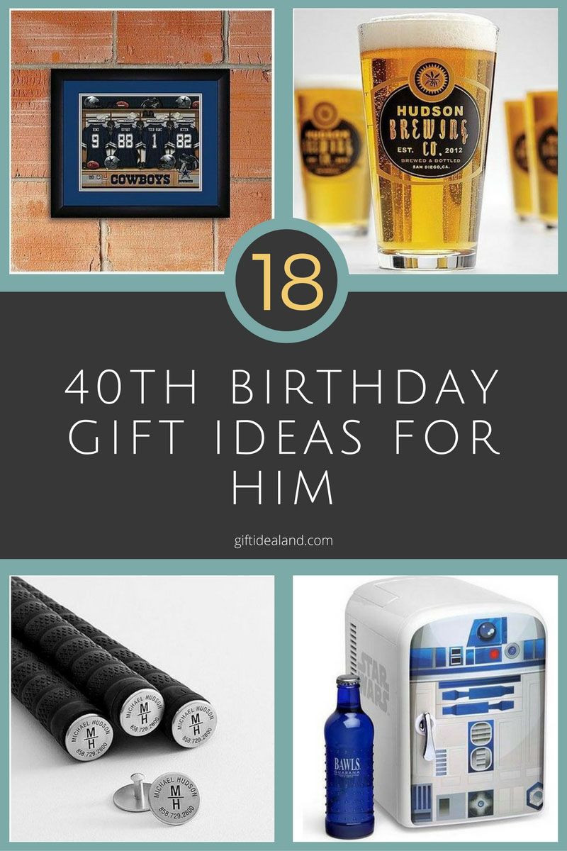 Best ideas about 40Th Birthday Gift Ideas For Him
. Save or Pin 18 Great 40th Birthday Gift Ideas For Him Now.