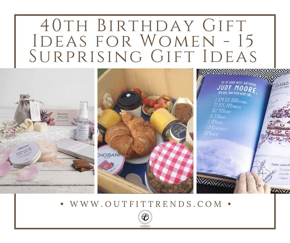 Best ideas about 40Th Birthday Gift Ideas For Women
. Save or Pin 40th Birthday Gift Ideas for Women 15 Surprising Gift Ideas Now.