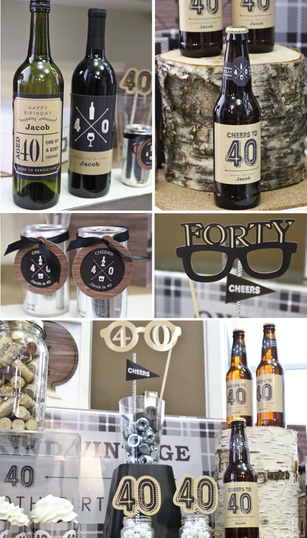 Best ideas about 40th Birthday Party Ideas For Men
. Save or Pin Birthday Party Ideas for Men Cheers to 40 Years Milestone Now.