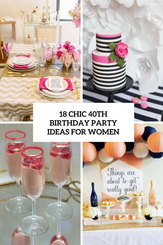 Best ideas about 40th Birthday Party Ideas For Women
. Save or Pin Furniture Ideas 40 Birthday Table Decorations Now.