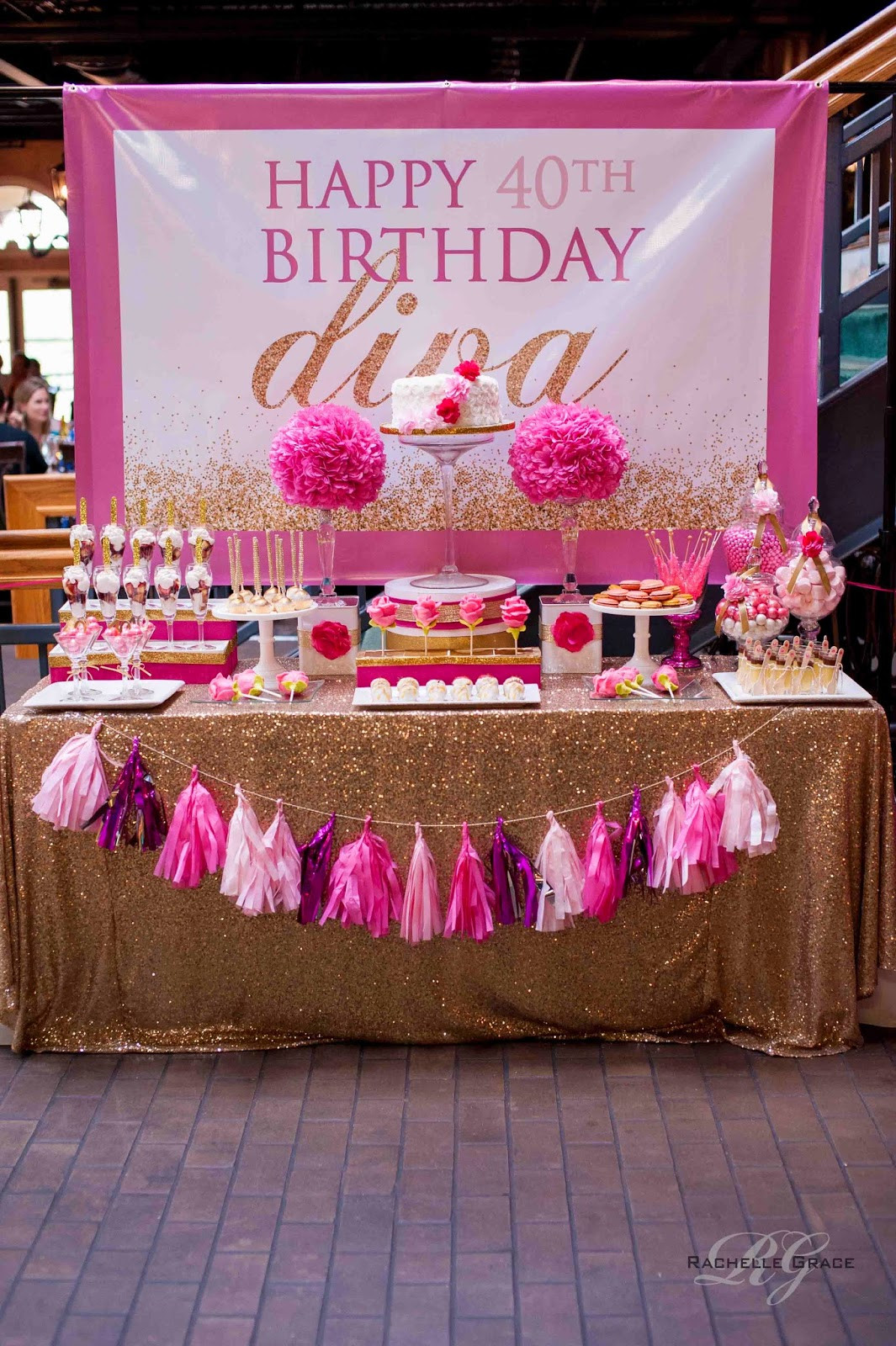 Best ideas about 40th Birthday Party
. Save or Pin Create Cook Capture Diva Pink & Gold 40th Birthday Party Now.