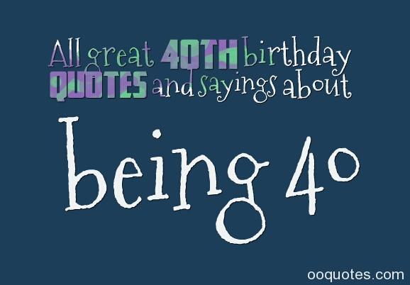 Best ideas about 40th Birthday Quotes Female
. Save or Pin Inspirational Quotes For 40th Birthday QuotesGram Now.