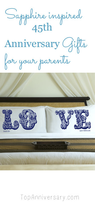 Best ideas about 45Th Wedding Anniversary Gift Ideas For Parents
. Save or Pin 45th Wedding Anniversary Gift Guide Now.