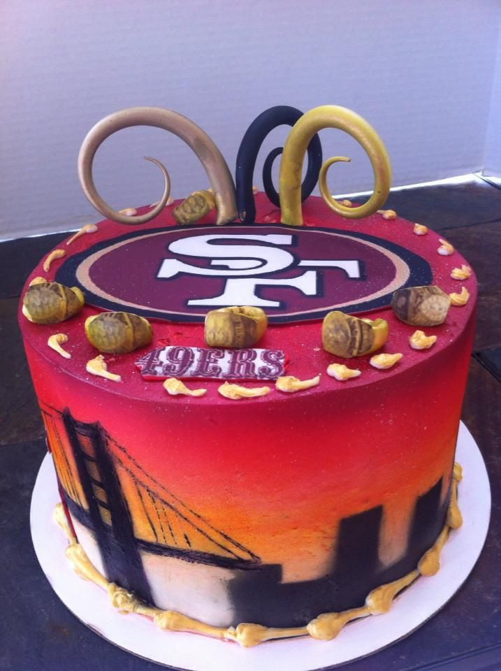 Best ideas about 49er Birthday Cake
. Save or Pin 46 best 49ers Cakes images on Pinterest Now.