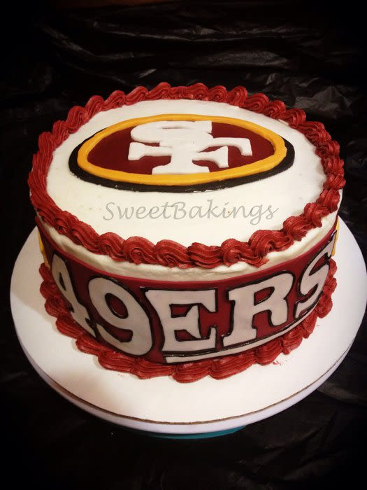 Best ideas about 49er Birthday Cake
. Save or Pin 49ers Cake Cake by Priscilla CakesDecor Now.