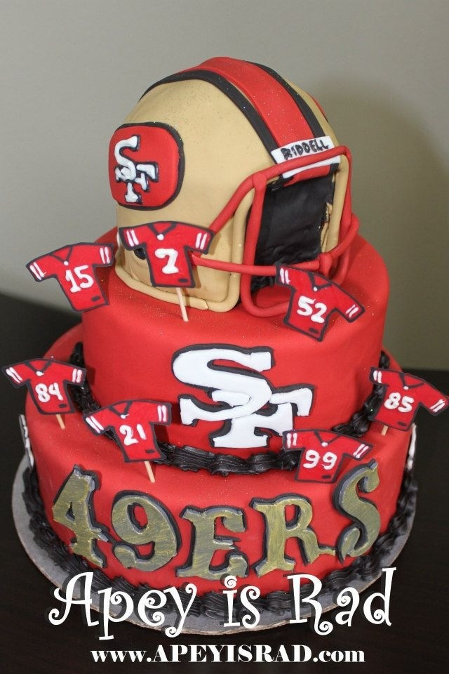 Best ideas about 49er Birthday Cake
. Save or Pin 49ers Cake Cake Ideas and Designs Now.