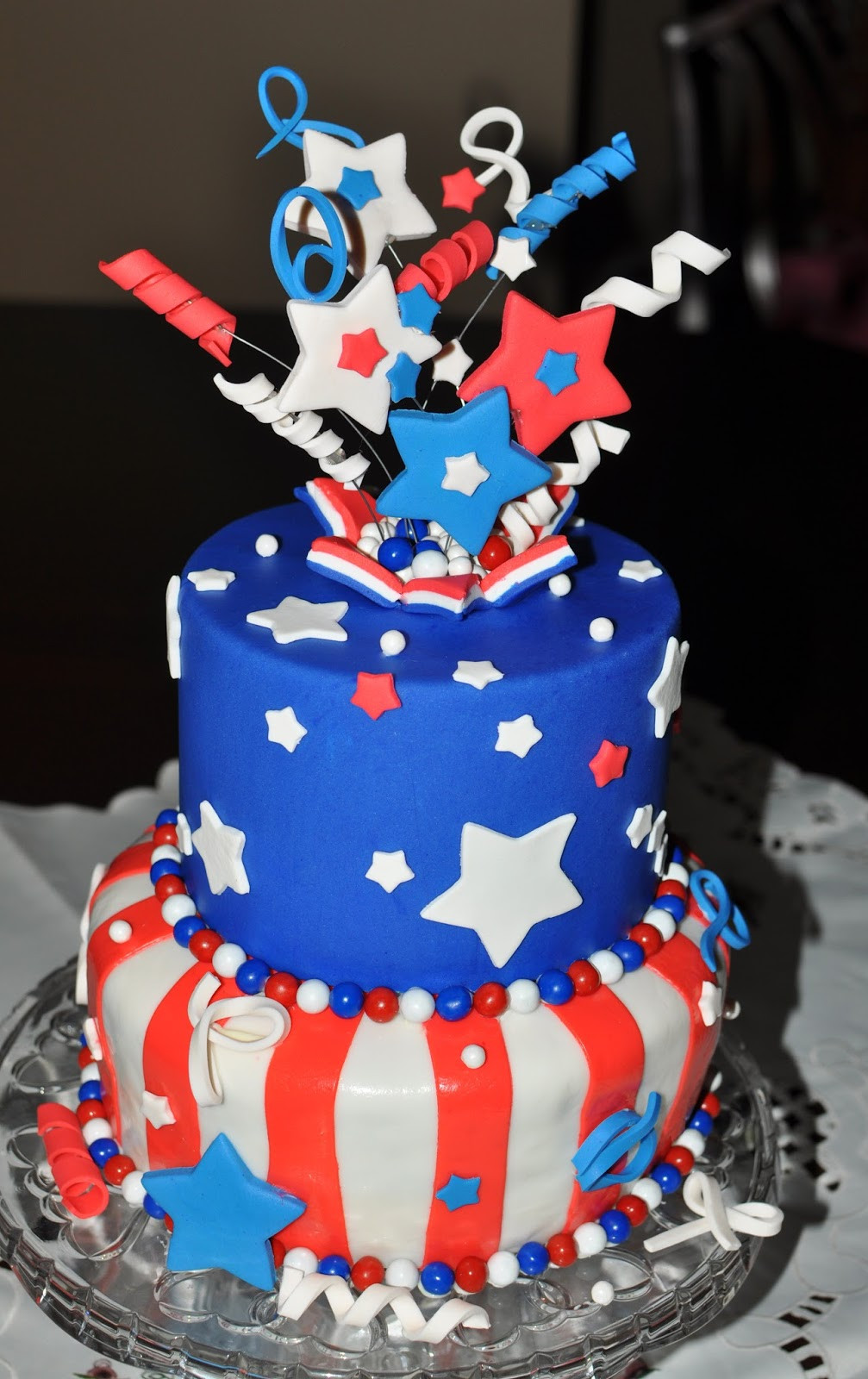 Best ideas about 4th Of July Birthday Cake
. Save or Pin The Bake More 4th of July Explosion Cake Now.