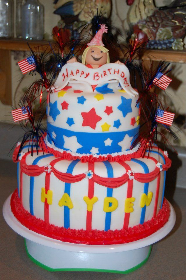 Best ideas about 4th Of July Birthday Cake
. Save or Pin Happy "4th of July" Birthday Cake Now.