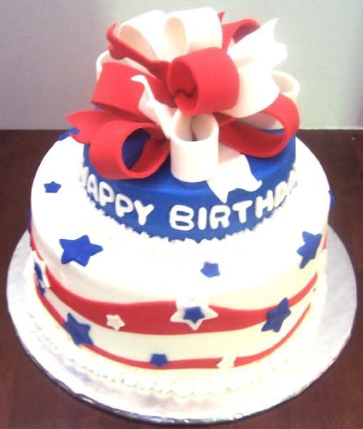 Best ideas about 4th Of July Birthday Cake
. Save or Pin 4th of July Birthday cake by Cherissweets CakesDecor Now.