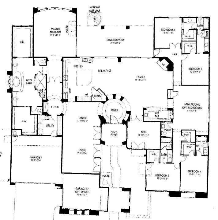 Best ideas about 5 Bedroom House Plans
. Save or Pin e Story 5 bedroom house Floor Plans Now.