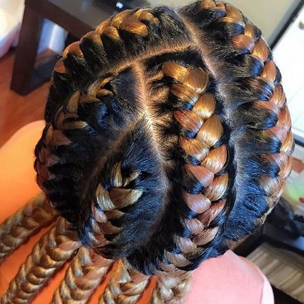 Best ideas about 5 Braids Hairstyle
. Save or Pin Stunning Goddess Braids Styles Now.