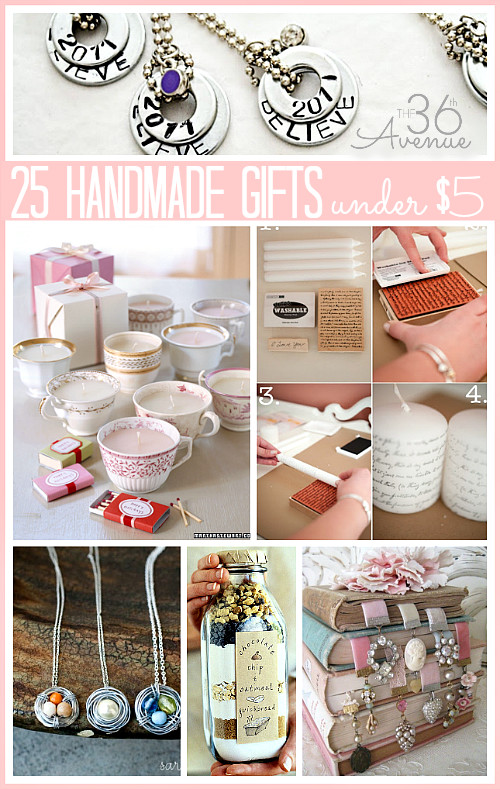 Best ideas about 5 Dollar Gift Ideas
. Save or Pin 25 Handmade Gifts Under 5 Dollars Now.