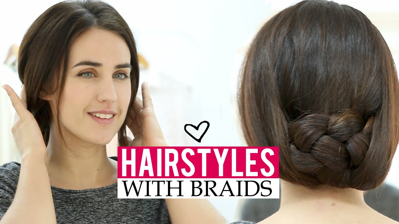 Best ideas about 5 Easy Hairstyles
. Save or Pin Easy hairstyles with braids in 5 minutes Now.