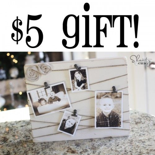 Best ideas about $5 Gift Ideas
. Save or Pin $5 Gift Idea Three inexpensive t ideas Memo board diy Now.