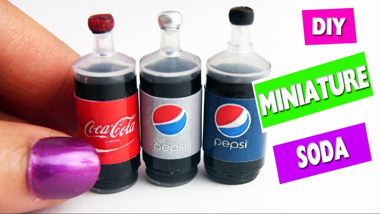 Best ideas about 5 Minute Crafts DIY
. Save or Pin 5 minute crafts DIY Miniature Realistic Cola Soda Now.