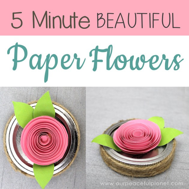 Best ideas about 5 Minute Crafts DIY
. Save or Pin How to Make Beautiful DIY Paper Flowers in 5 Minutes Now.