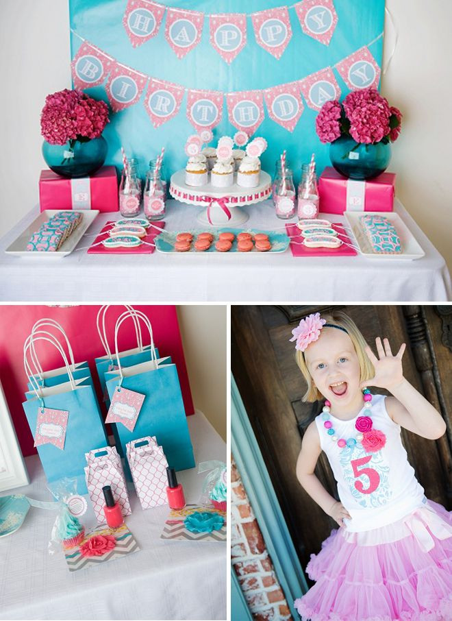 Best ideas about 5 Year Old Little Girl Birthday Gift Ideas
. Save or Pin Darling Spa Themed 5th Birthday Party Now.