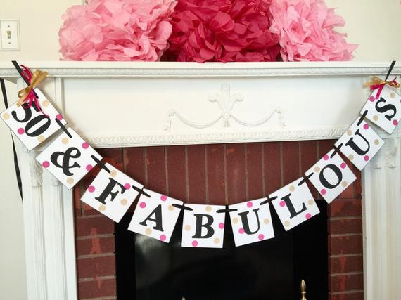 Best ideas about 50 And Fabulous Birthday Decorations
. Save or Pin 40 and FABULOUS birthday party decorations 40th 50th Now.