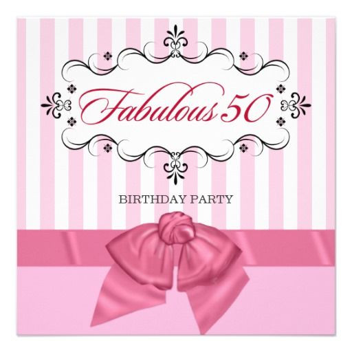 Best ideas about 50 And Fabulous Birthday Decorations
. Save or Pin Fabulous 50 Custom Birthday Party Invitations Now.