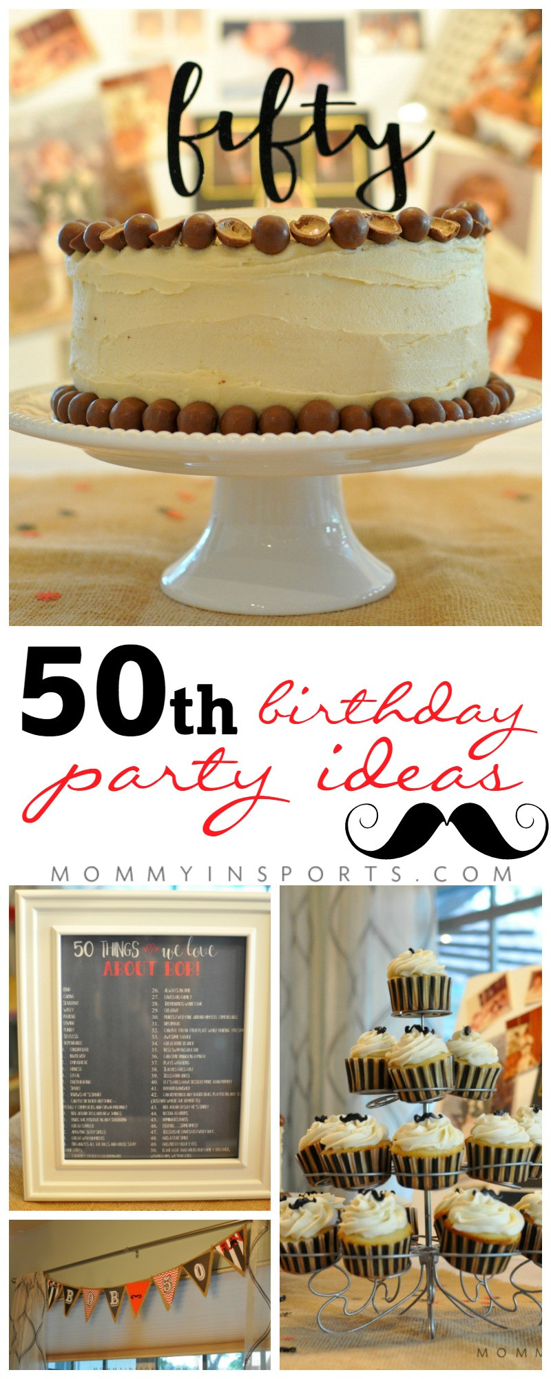 Best ideas about 50 Birthday Party Ideas
. Save or Pin 50th Birthday Party Ideas Kristen Hewitt Now.