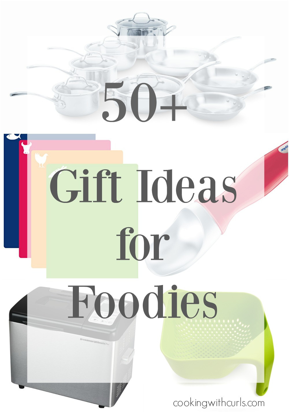 Best ideas about 50 Gift Ideas
. Save or Pin 50 Gift Ideas for Foo s Cooking With Curls Now.