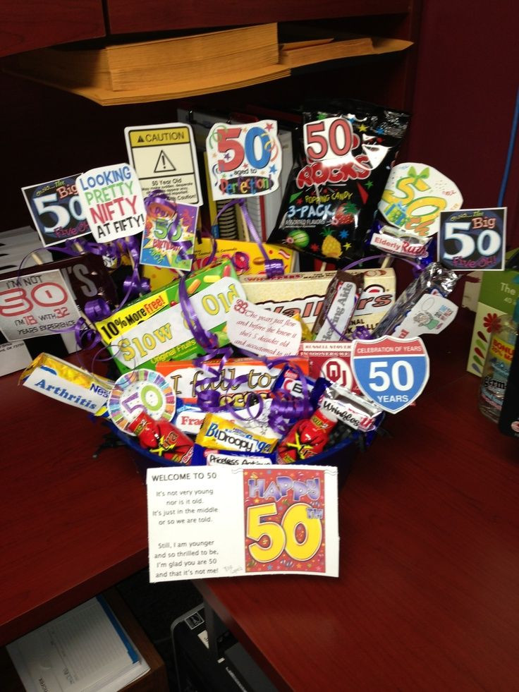 Best ideas about 50 Gift Ideas
. Save or Pin 50th birthday t basket Ideas Now.