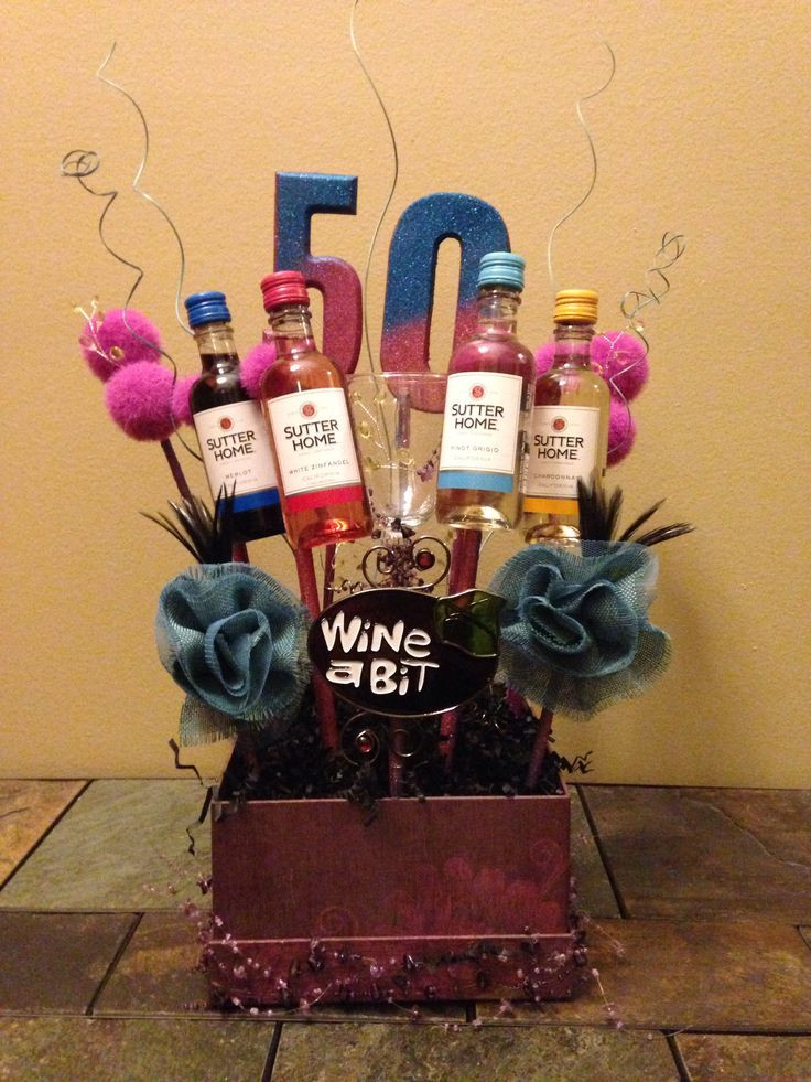 Best ideas about 50 Gift Ideas
. Save or Pin 50th Birthday Basket Now.