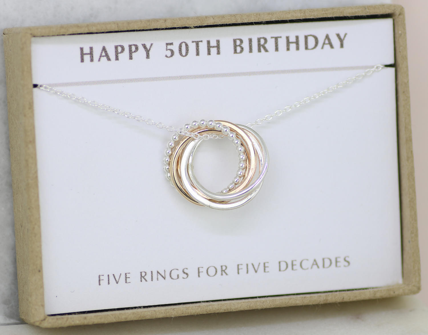 Best ideas about 50Th Anniversary Gift Ideas For Friends
. Save or Pin 50th birthday t 50th birthday jewelry 50th t for Now.