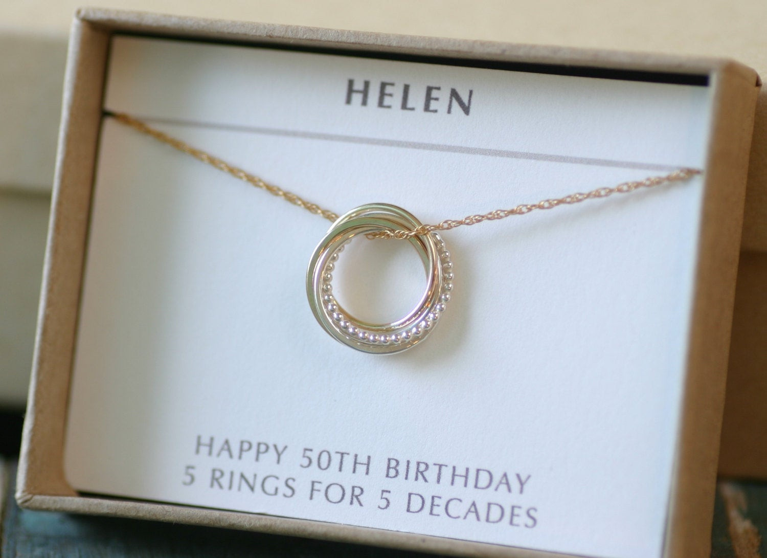 Best ideas about 50Th Anniversary Gift Ideas For Friends
. Save or Pin 50th birthday t for sister jewelry 5 best friends Now.