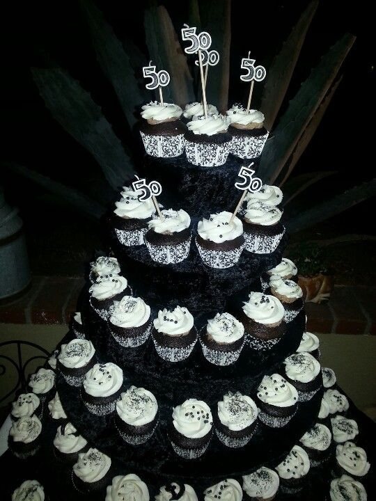 Best ideas about 50th Birthday Cake Ideas For Him
. Save or Pin 50th Birthday Cupcake Tower for HIM 323 821 4808 Now.