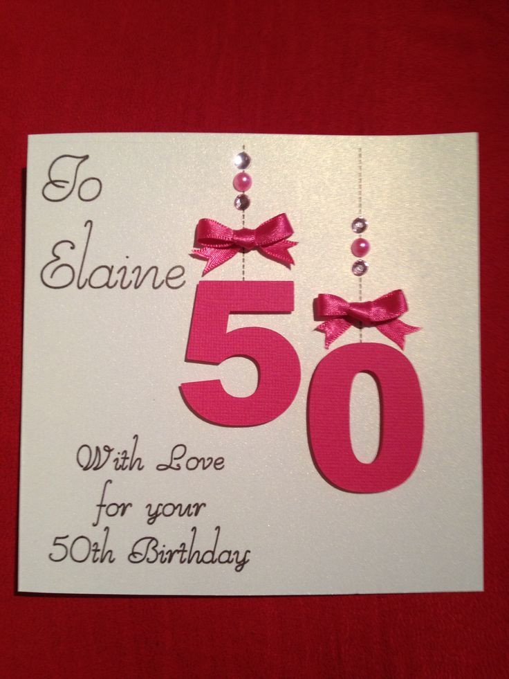 Best ideas about 50th Birthday Card
. Save or Pin 17 Best images about 50th Birthday cards on Pinterest Now.