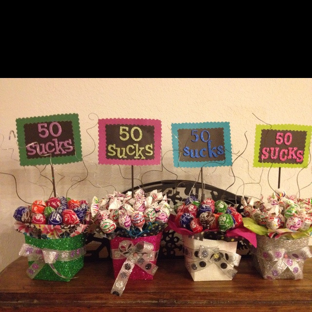 Best ideas about 50th Birthday Decorations For Her
. Save or Pin Centerpieces for 50th birthday party Now.