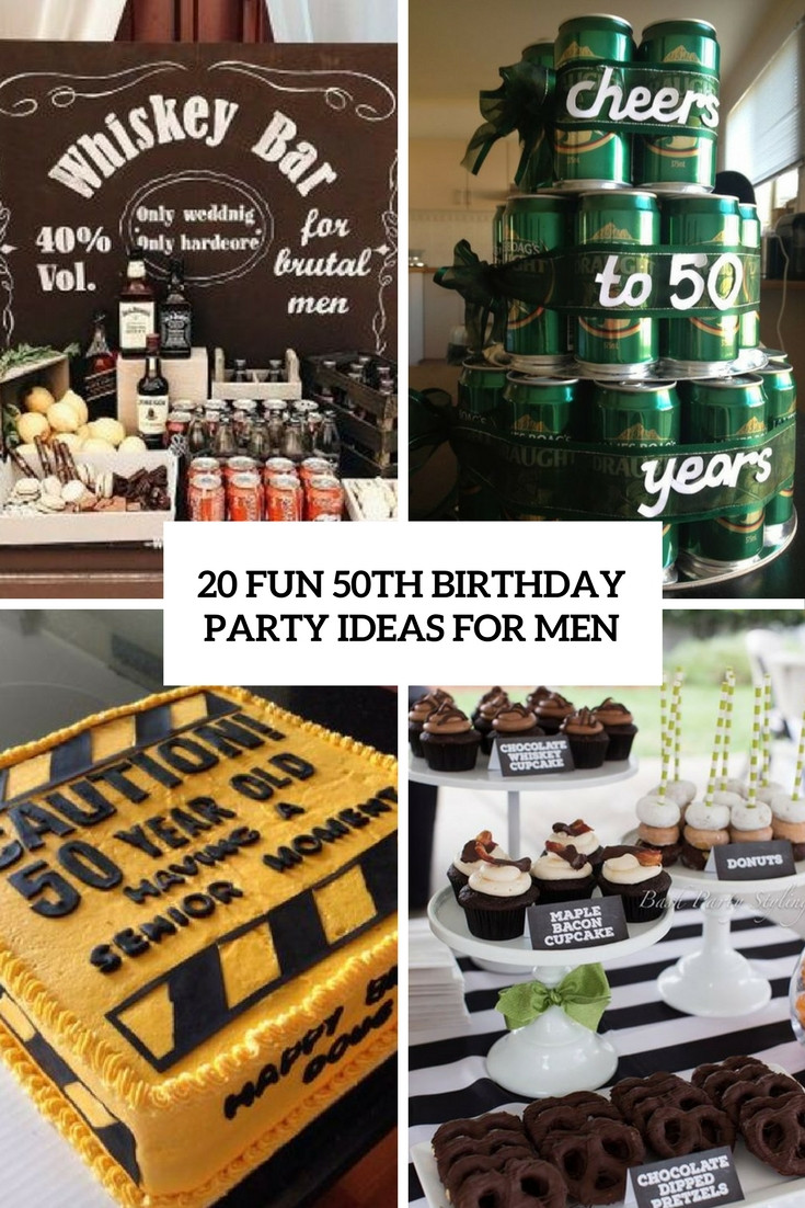 Best ideas about 50th Birthday Decorations For Him
. Save or Pin 20 Fun 50th Birthday Party Ideas For Men Shelterness Now.