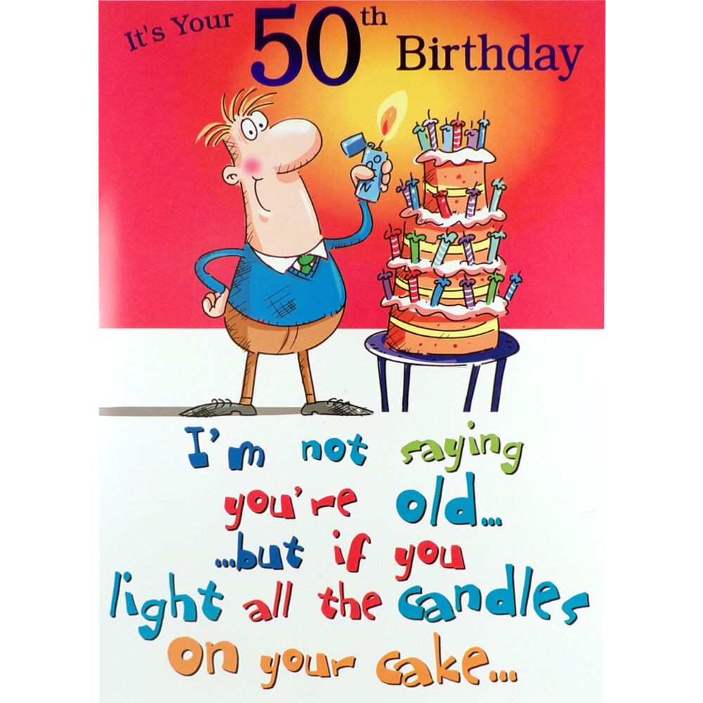Best ideas about 50th Birthday Funny
. Save or Pin 50th BIRTHDAY Card FUNNY Rude HUMOROUS Male Happy Now.