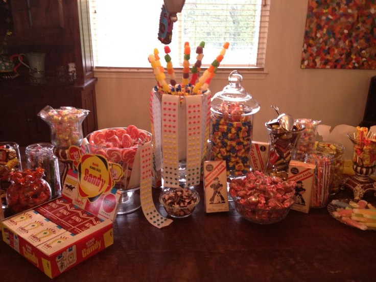 Best ideas about 50Th Birthday Gift Ideas For Husband
. Save or Pin 50s retro candy bar I made for my husband s 50th birthday Now.