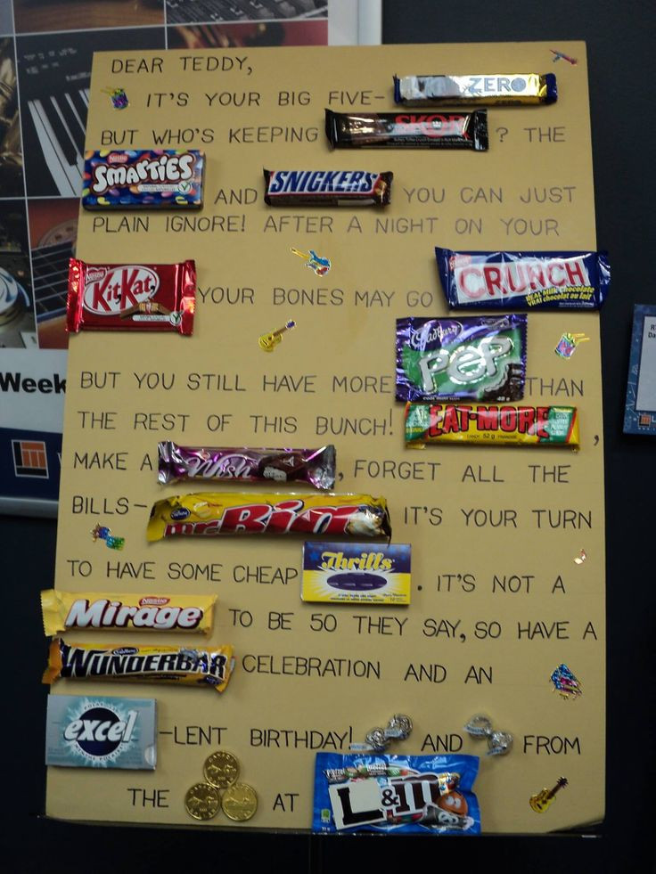 Best ideas about 50th Birthday Gifts For Him
. Save or Pin 221 best images about Candy Bar poems on Pinterest Now.