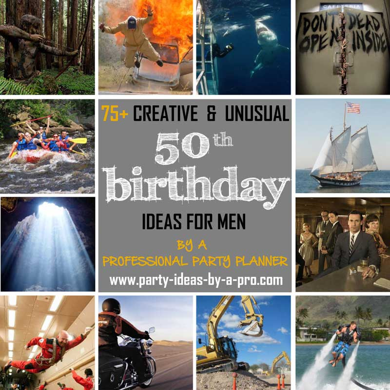 Best ideas about 50th Birthday Ideas For Men
. Save or Pin 75 Creative 50th Birthday Ideas for Men —by a Now.