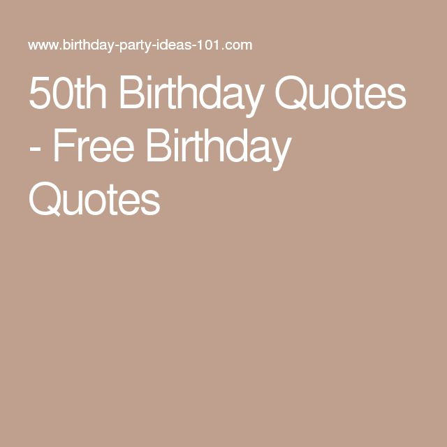 Best ideas about 50th Birthday Quotes For Her
. Save or Pin 50th Birthday Quotes Free Birthday Quotes Now.