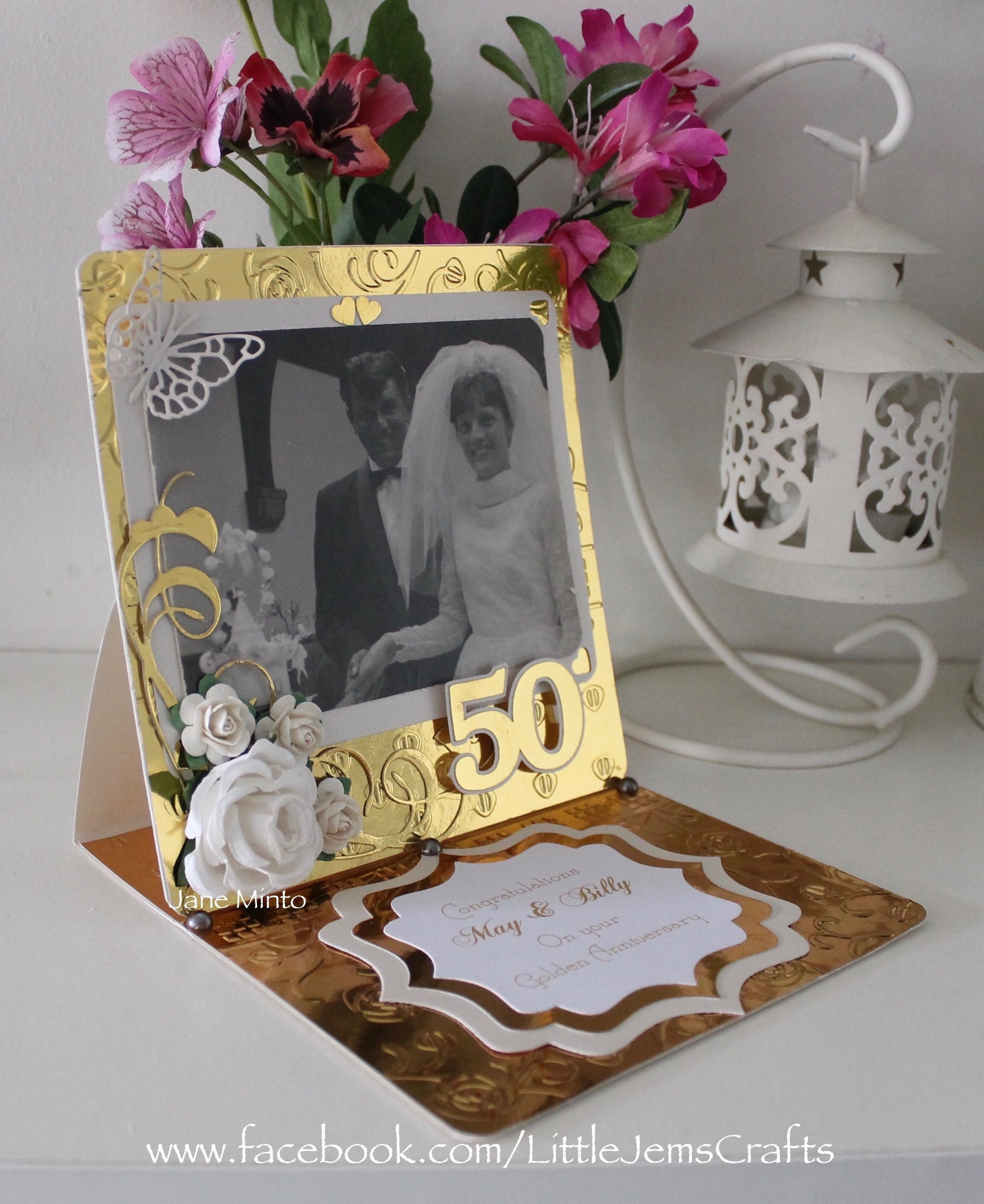 Best ideas about 50Th Wedding Anniversary Gift Ideas For Aunt And Uncle
. Save or Pin 50th anniversary card Using an original photo from 50yrs Now.