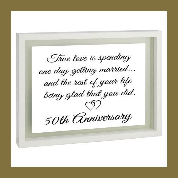 Best ideas about 50Th Wedding Anniversary Gift Ideas For Aunt And Uncle
. Save or Pin Anniversary Gift for Parents 50th Golden by TillyJeanDesigns Now.